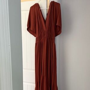 Baltic Born Deep Rust Maxi Dress